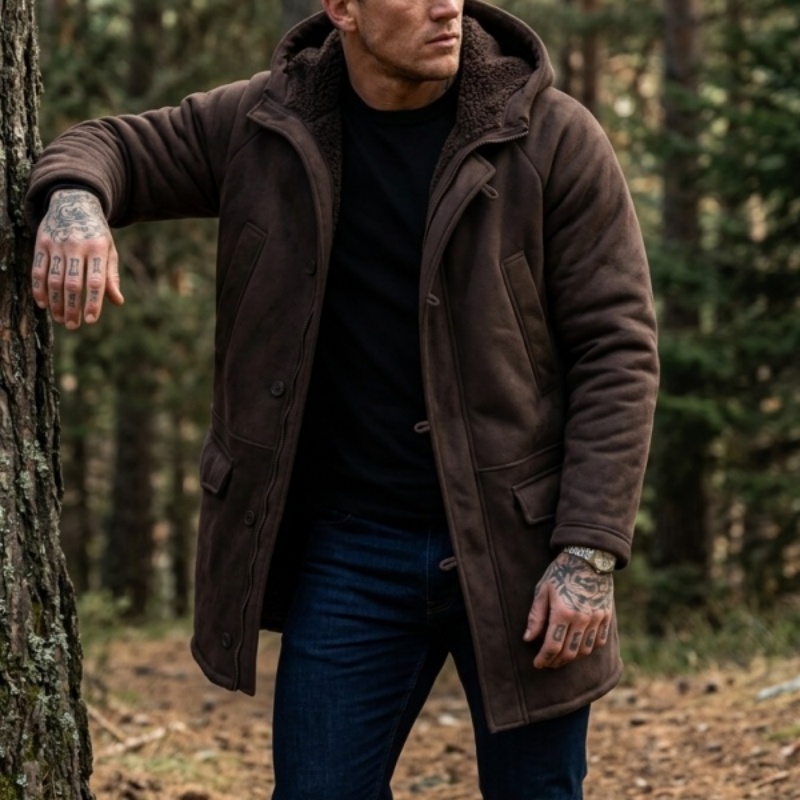 Men'S Outdoor Hunting Jacket - Nueva Chaqueta de Invierno con Capucha