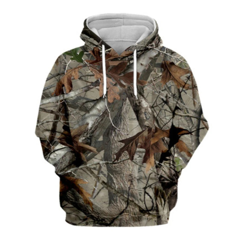 Hunting Outdoor Shop - Chaqueta con capucha de camuflaje 3D