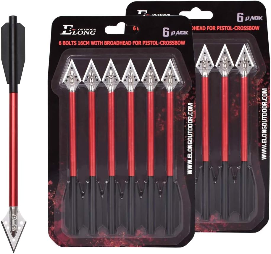 Crossbow Bolt Broadhead - Pernos de ballesta de aluminio, flechas