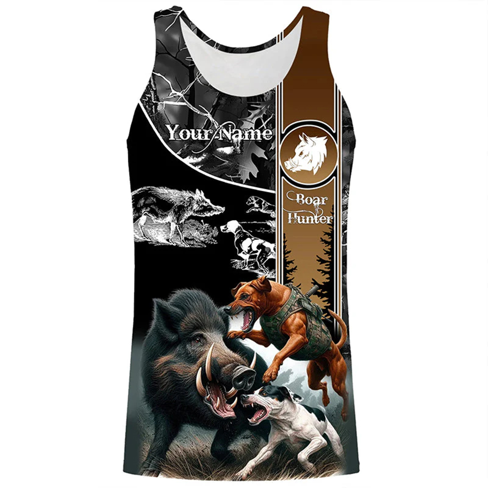 Wildman Hunting & Outdoor Photos - Camiseta sin mangas con estampado 3D