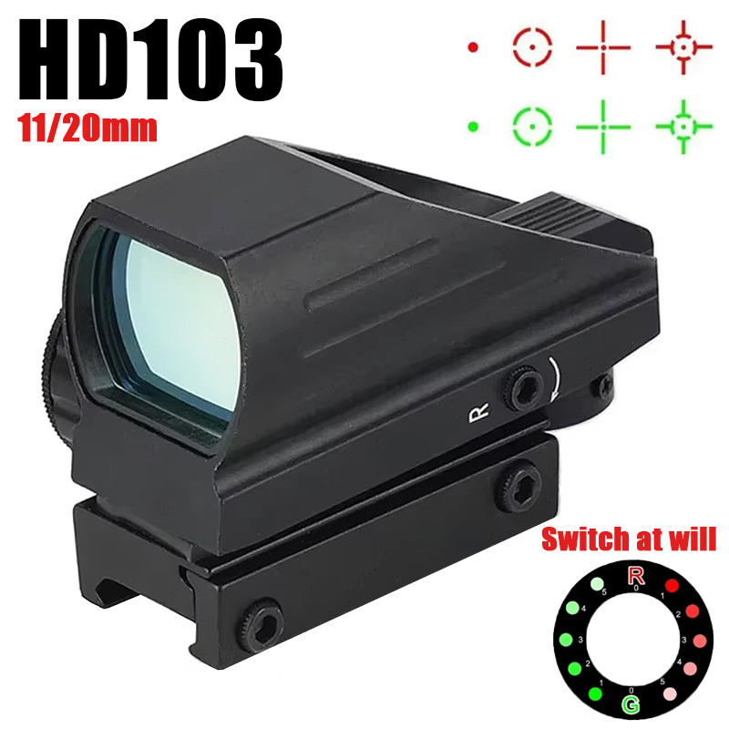 Outdoor Hunting Lab - Mira óptica táctica HD103, punto rojo