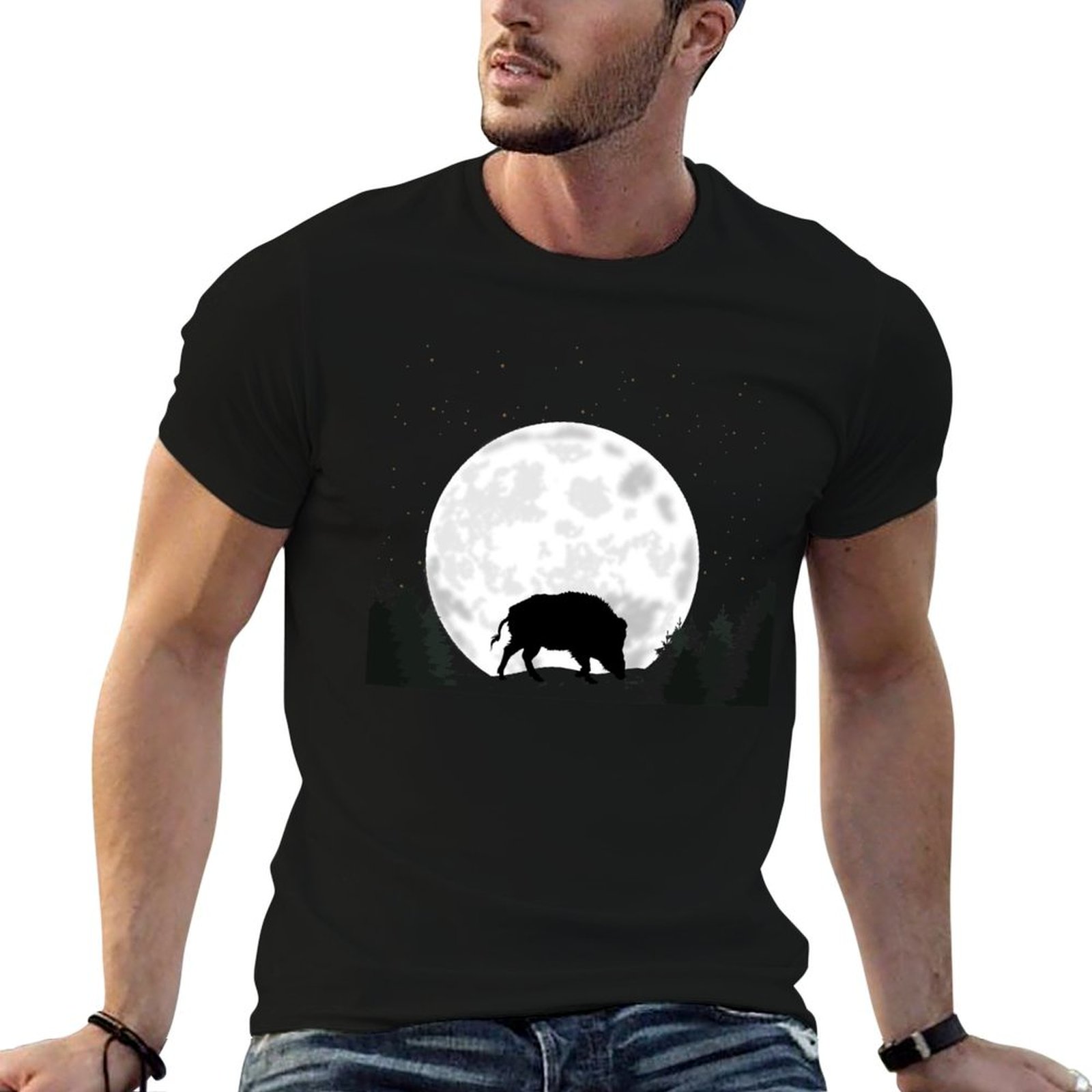 Wildman Hunting & Outdoor Photos - Camiseta deportiva de cerdas de jabalí