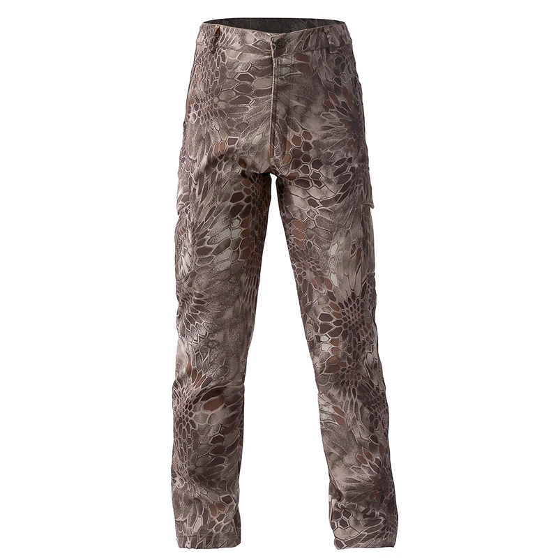 Hunting Outdoor Pants - Camo caza piel de tiburón Softshell