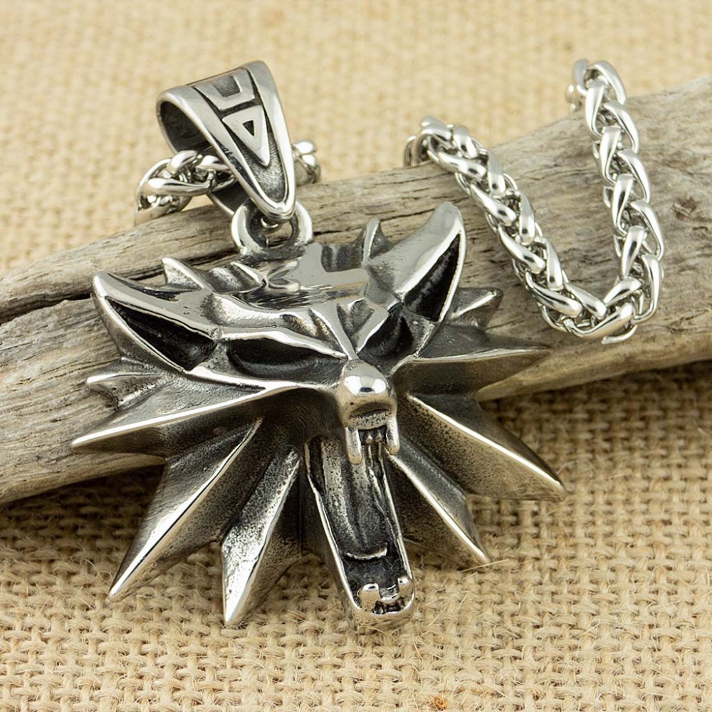Wildman Hunting & Outdoor Photos - Collar con colgante de cabeza de