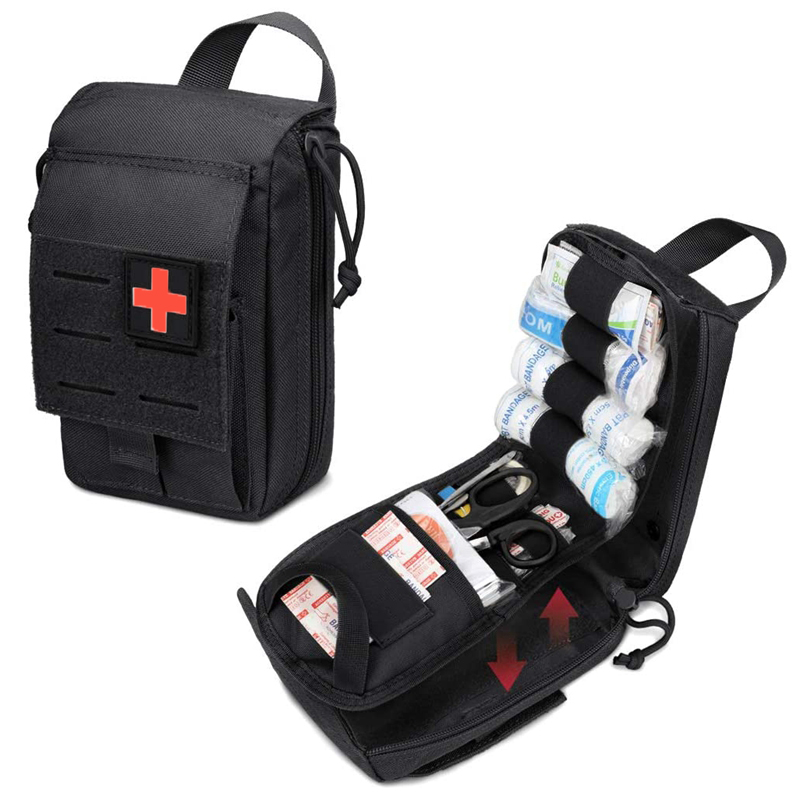 Outdoor Hunting Packs - Kit de primeros auxilios táctico Molle,
