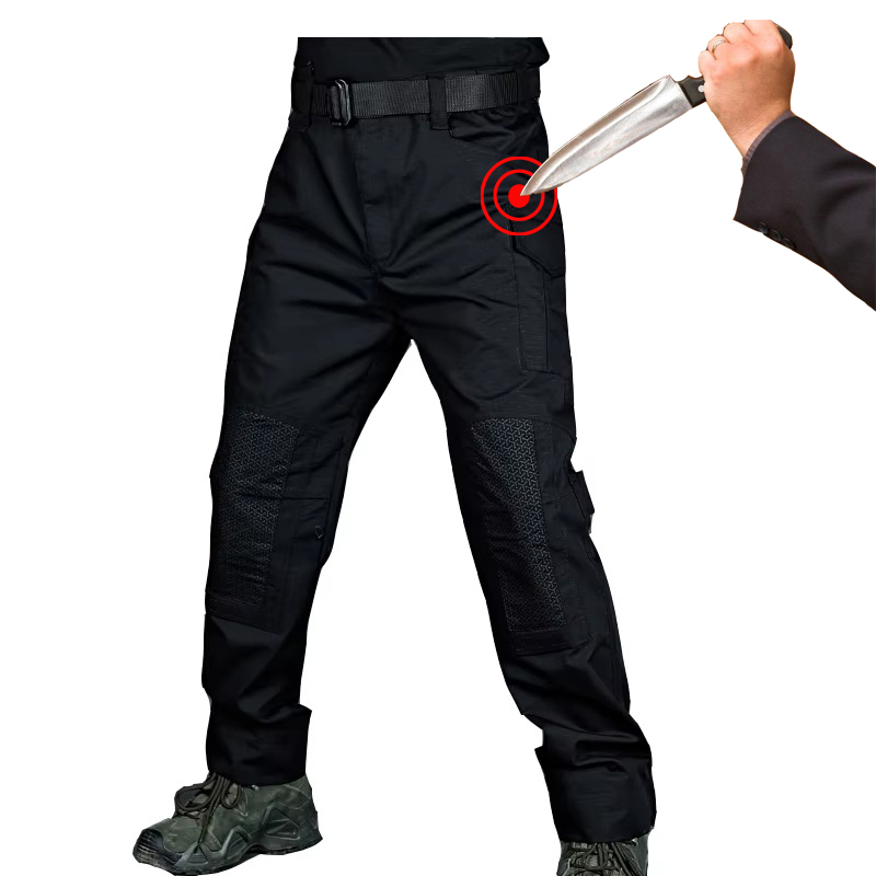 Hunting Outdoor Shop - Pantalones tácticos anticorte autodefensa, autodefensa, senderismo
