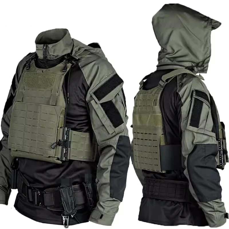 Hunting Outdoor Pants - Conjunto de camisa y pantalones de