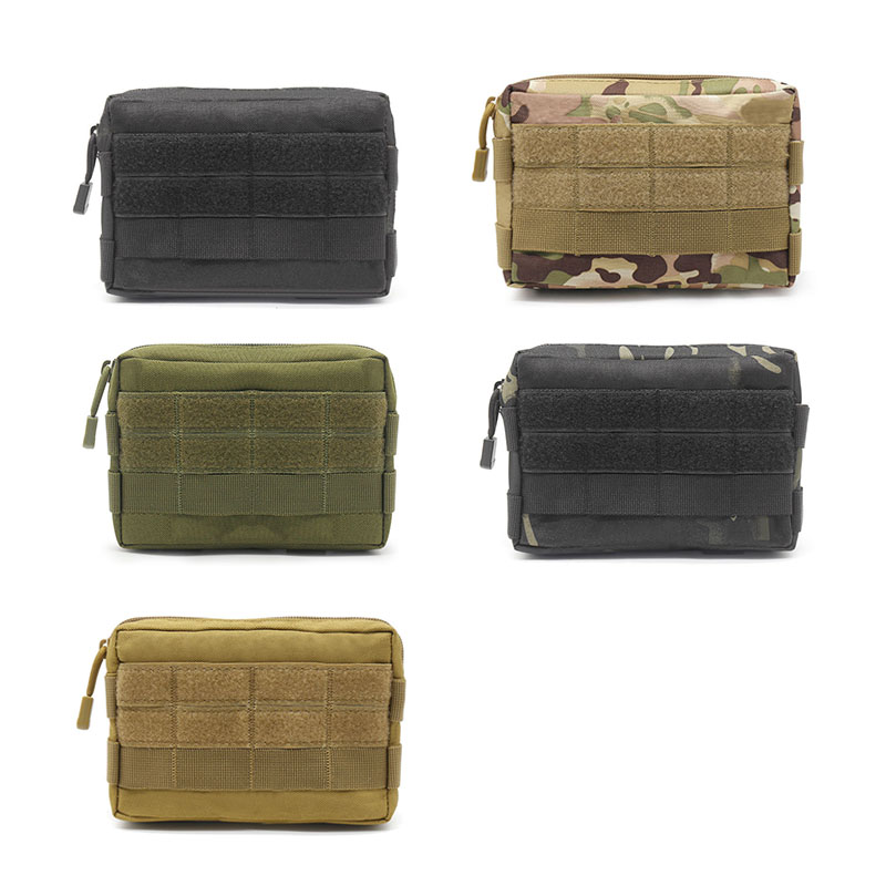 Outdoor Hunting Packs - Riñonera Táctica Molle 600D Impermeable Camuflaje,
