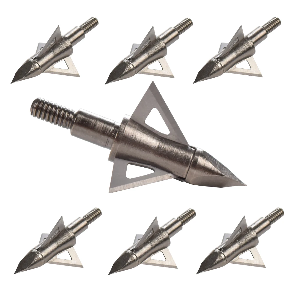 Crossbow Bolt Broadhead - 12X Puntas de Caza para Flechas,