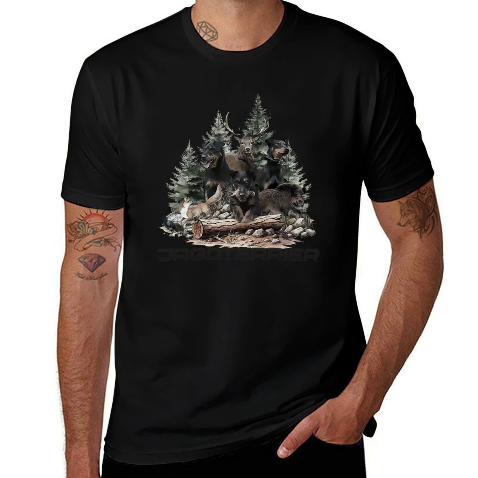 Wildman Hunting & Outdoor Photos - Camiseta deportiva de alta elasticidad German