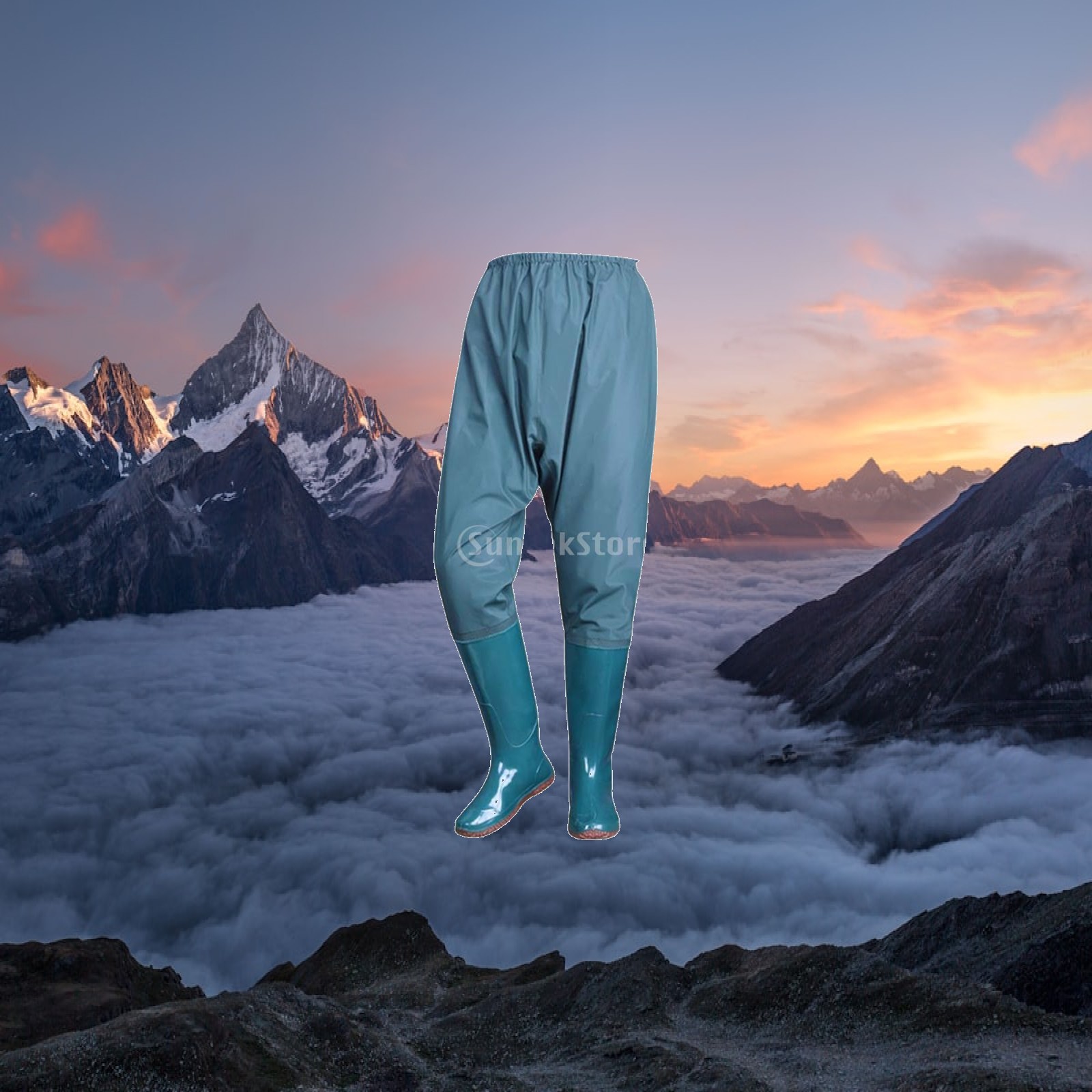 Fishing Waders Breathable - Pantalones de Pesca Impermeables y Ligeros,