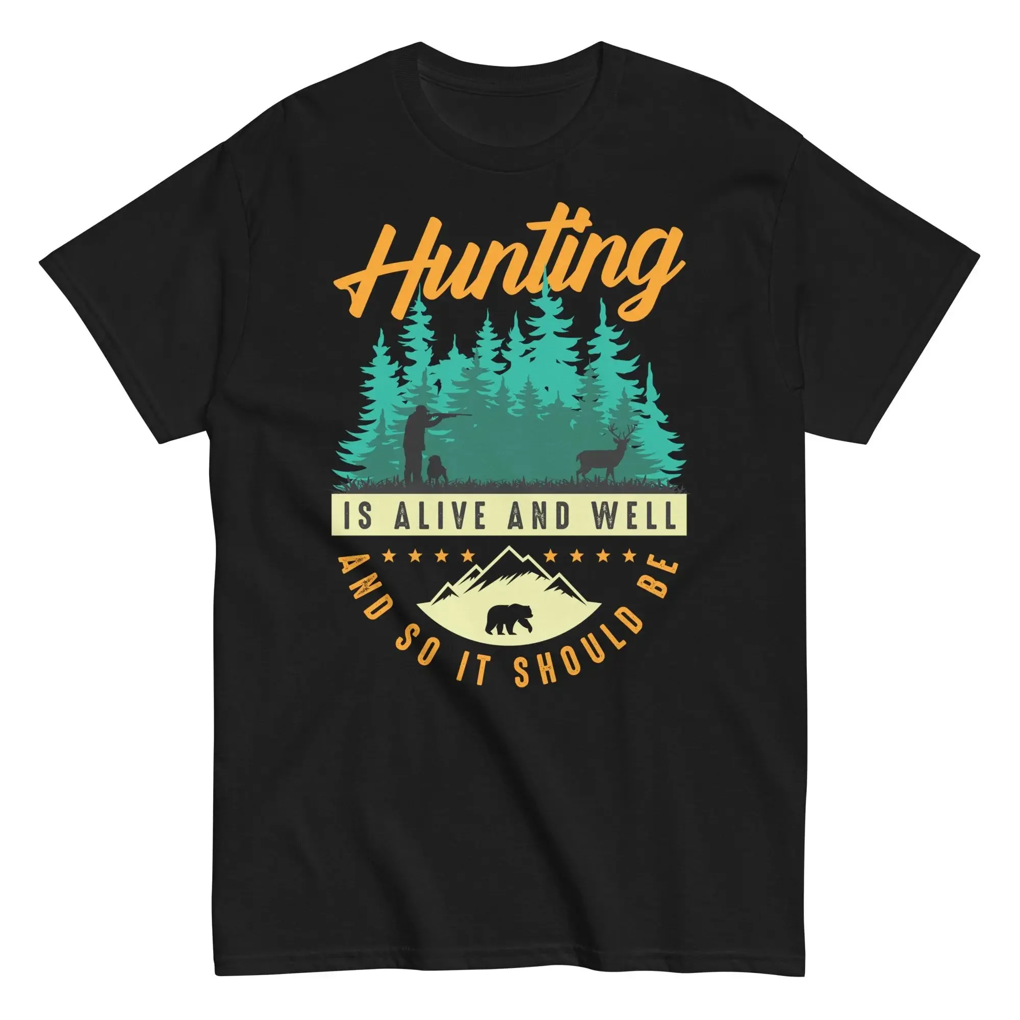Wildman Hunting & Outdoor Photos - Camiseta I Should Be Hunting con