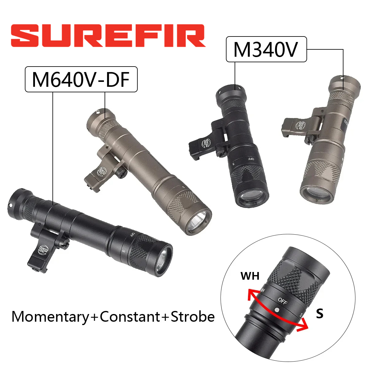 Hunting Outdoor Shop - Linterna SureFire M600 M340 DF M640