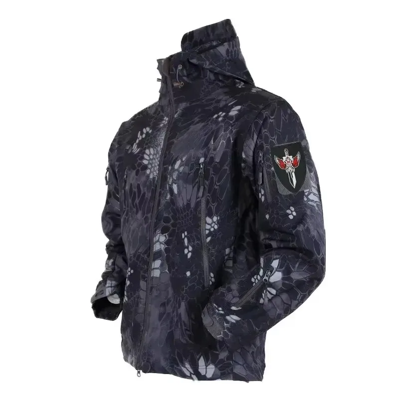 Men'S Outdoor Hunting Jacket - 5XL 6XL CP Camuflaje Soft Shell