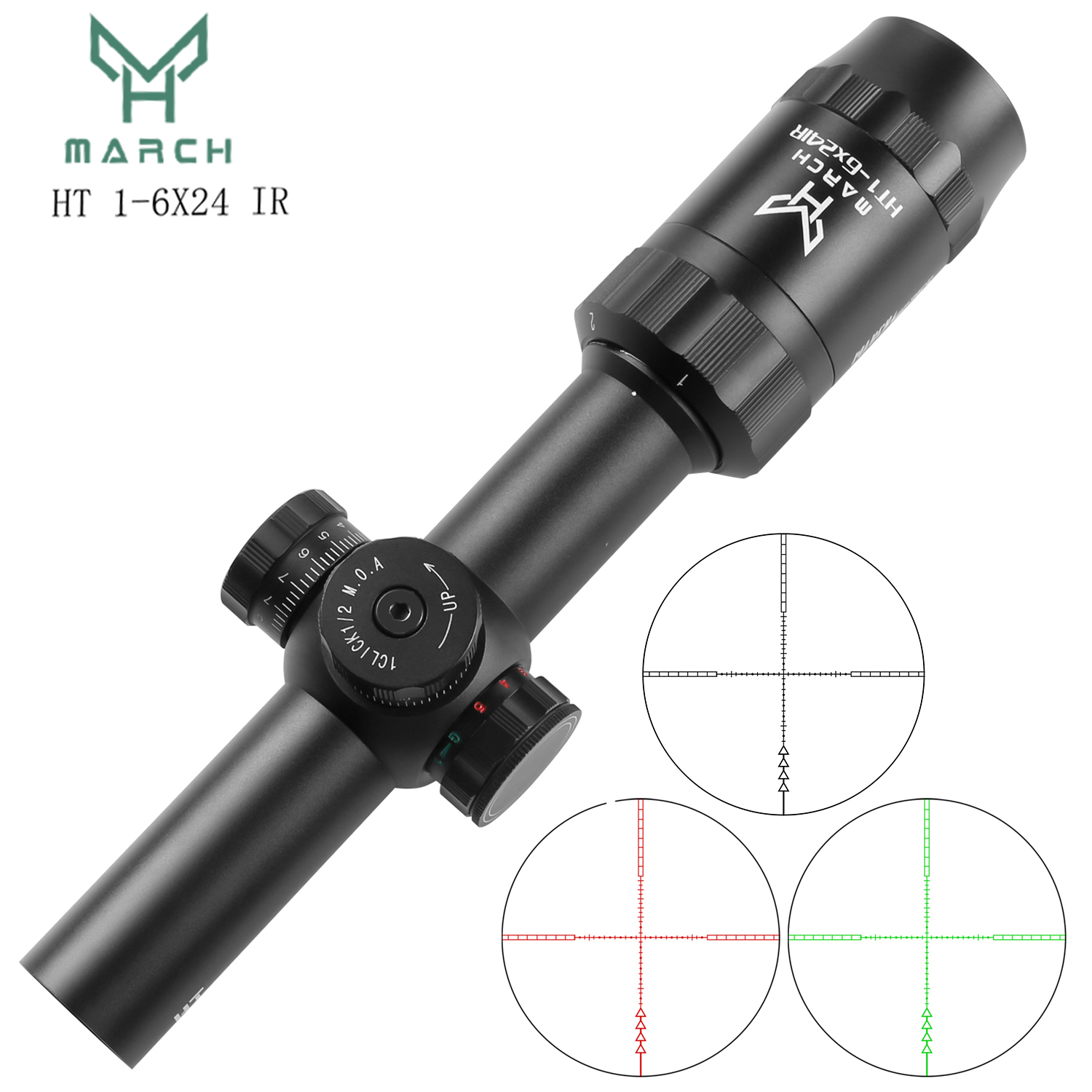 MARCH HT 1-6X24 IR mira táctic - Outdoor Hunting Lab reseña y precio