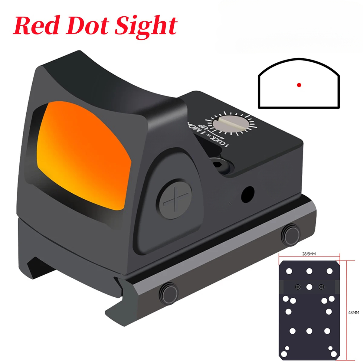 Mini mira de punto rojo táctic - Outdoor Hunting Lab reseña y precio