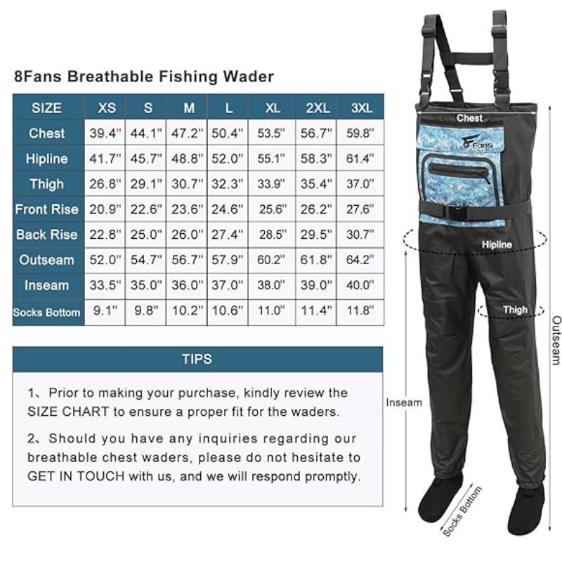 Botas de pesca con mosca para  - Fishing Waders Breathable reseña y precio