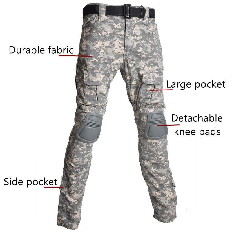 Trajes de uniforme táctico ver - Hunting Outdoor Pants reseña y precio
