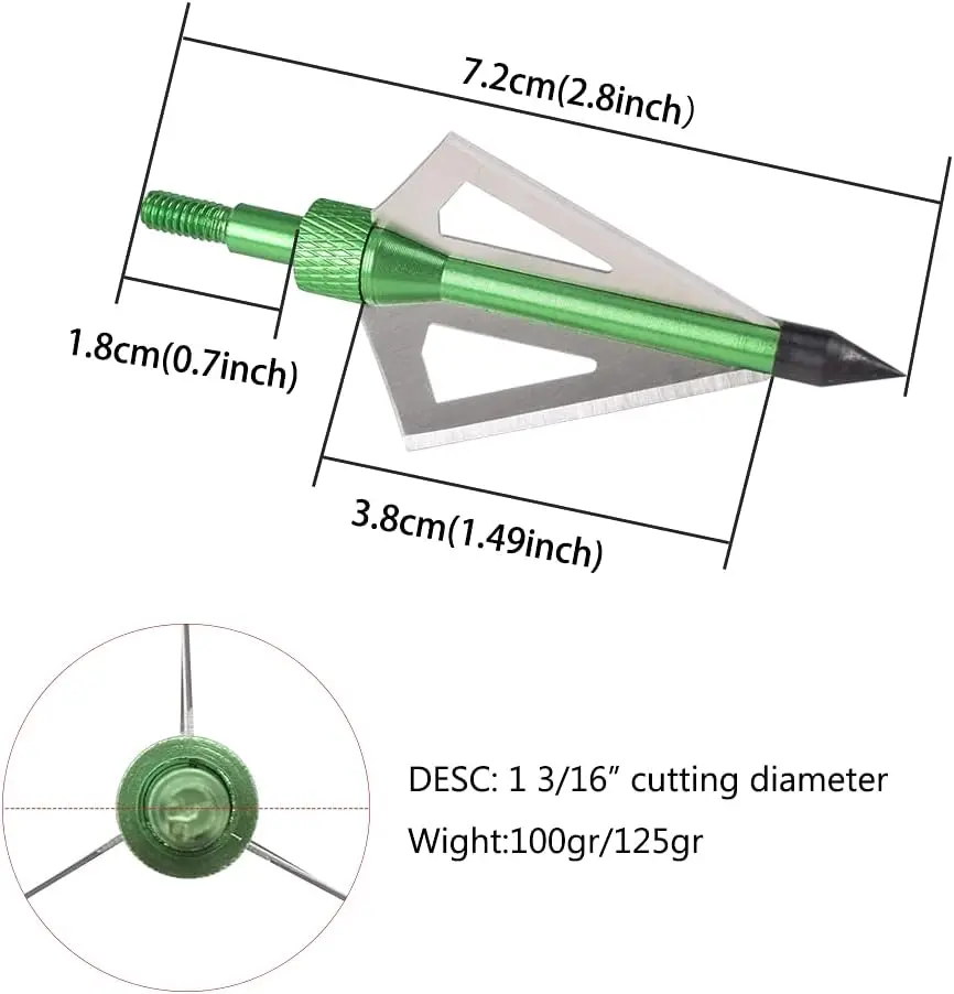 Pernos de ballesta Elong de ca - Crossbow Bolt Broadhead reseña y precio