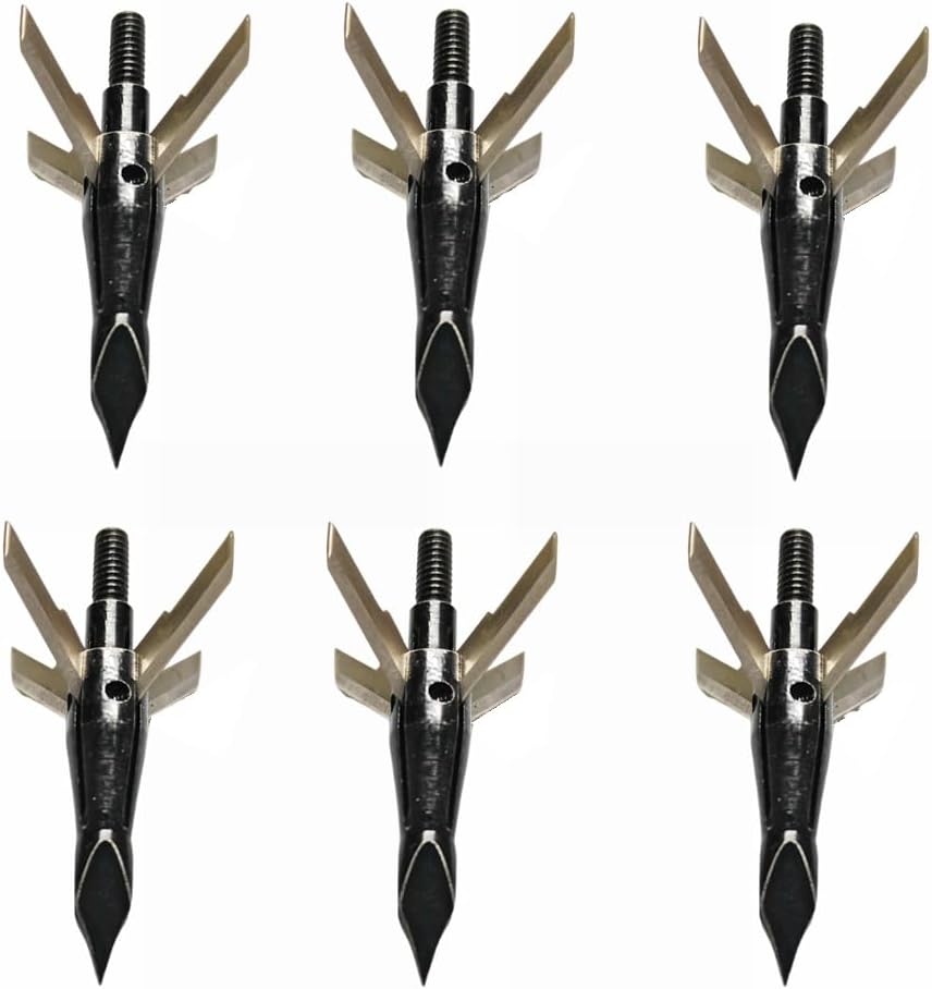 Paquete de 6 Puntas de Caza Hí - Crossbow Bolt Broadhead reseña y precio