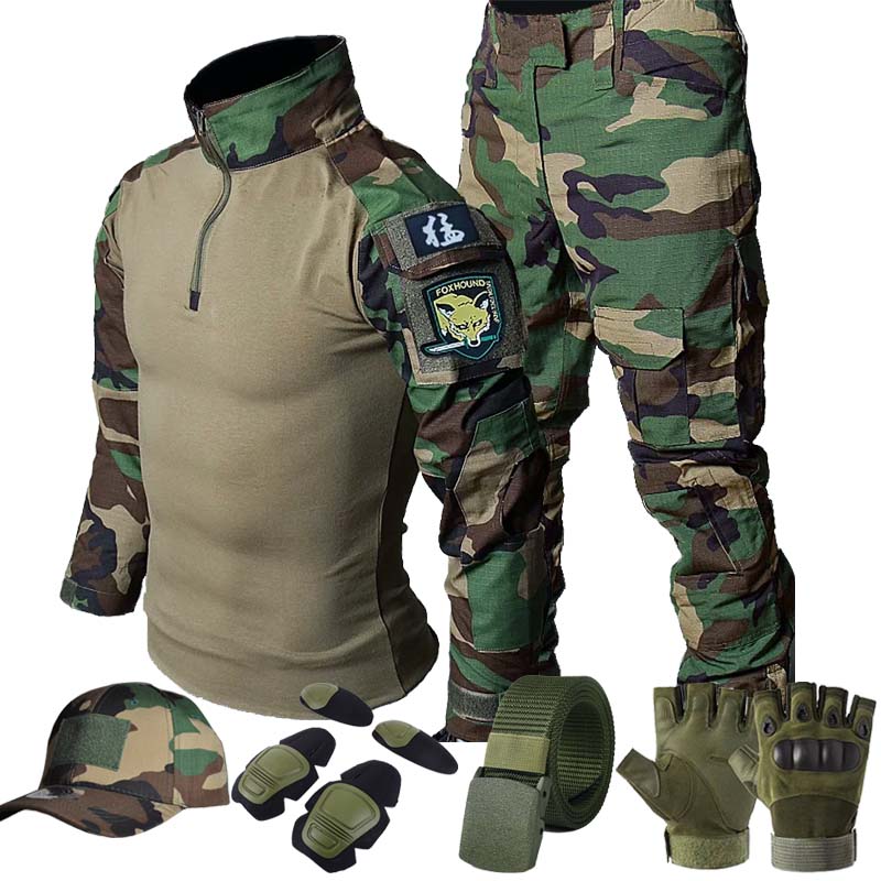 Trajes de uniforme táctico mil - Hunting Outdoor Pants reseña y precio