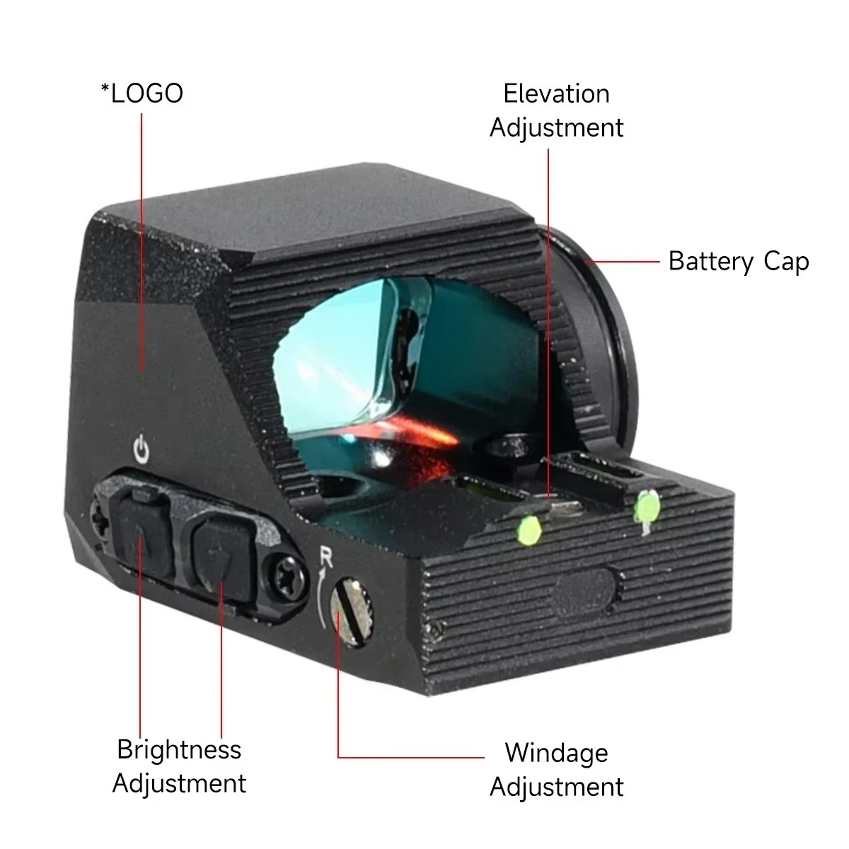 Mira de Punto Rojo R-X 1x24mm  - Outdoor Hunting Lab reseña y precio