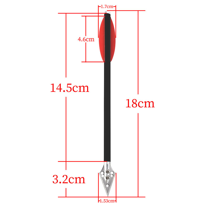 Flecha de carbono mixta de 6/1 - Crossbow Bolt Broadhead reseña y precio