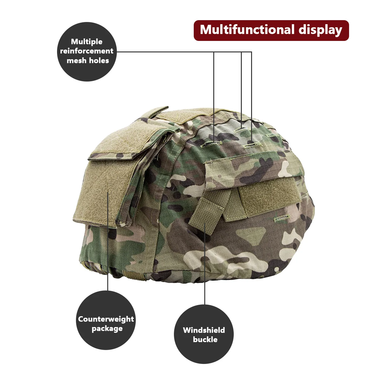 Funda de camuflaje para casco  - Hunting Outdoor Shop reseña y precio