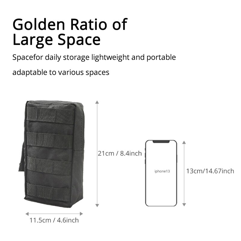 Bolsa de cintura Molle táctica - Outdoor Hunting Packs reseña y precio