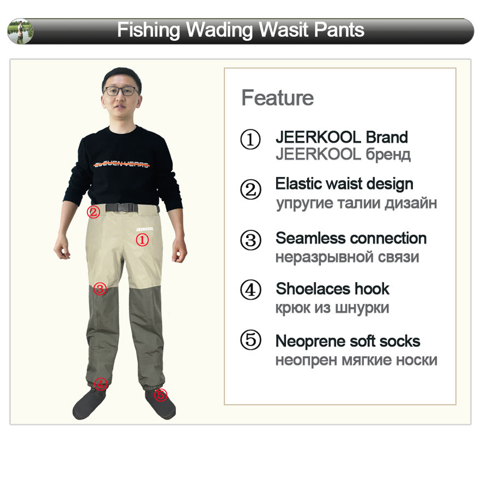Botas de pesca con mosca, pant - Fishing Waders Breathable reseña y precio