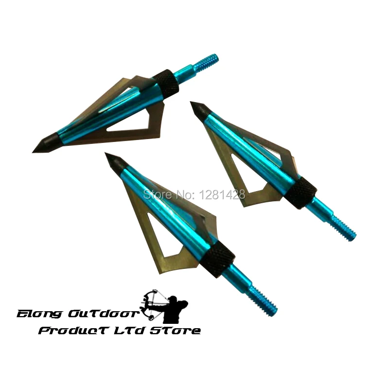 12 Uds. Punta ancha azul de 12 - Crossbow Bolt Broadhead reseña y precio
