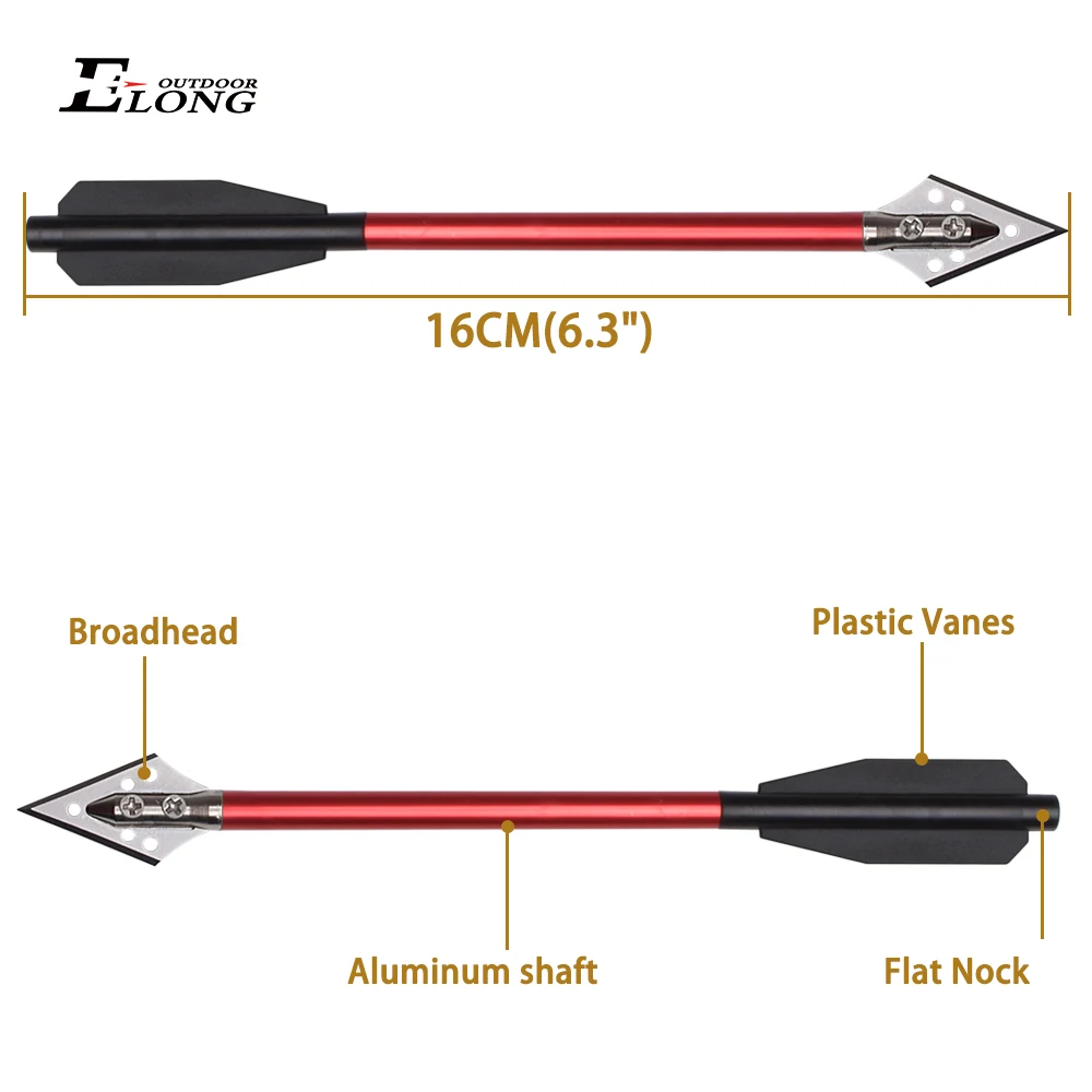 3 uds flechas de pernos de bal - Crossbow Bolt Broadhead reseña y precio